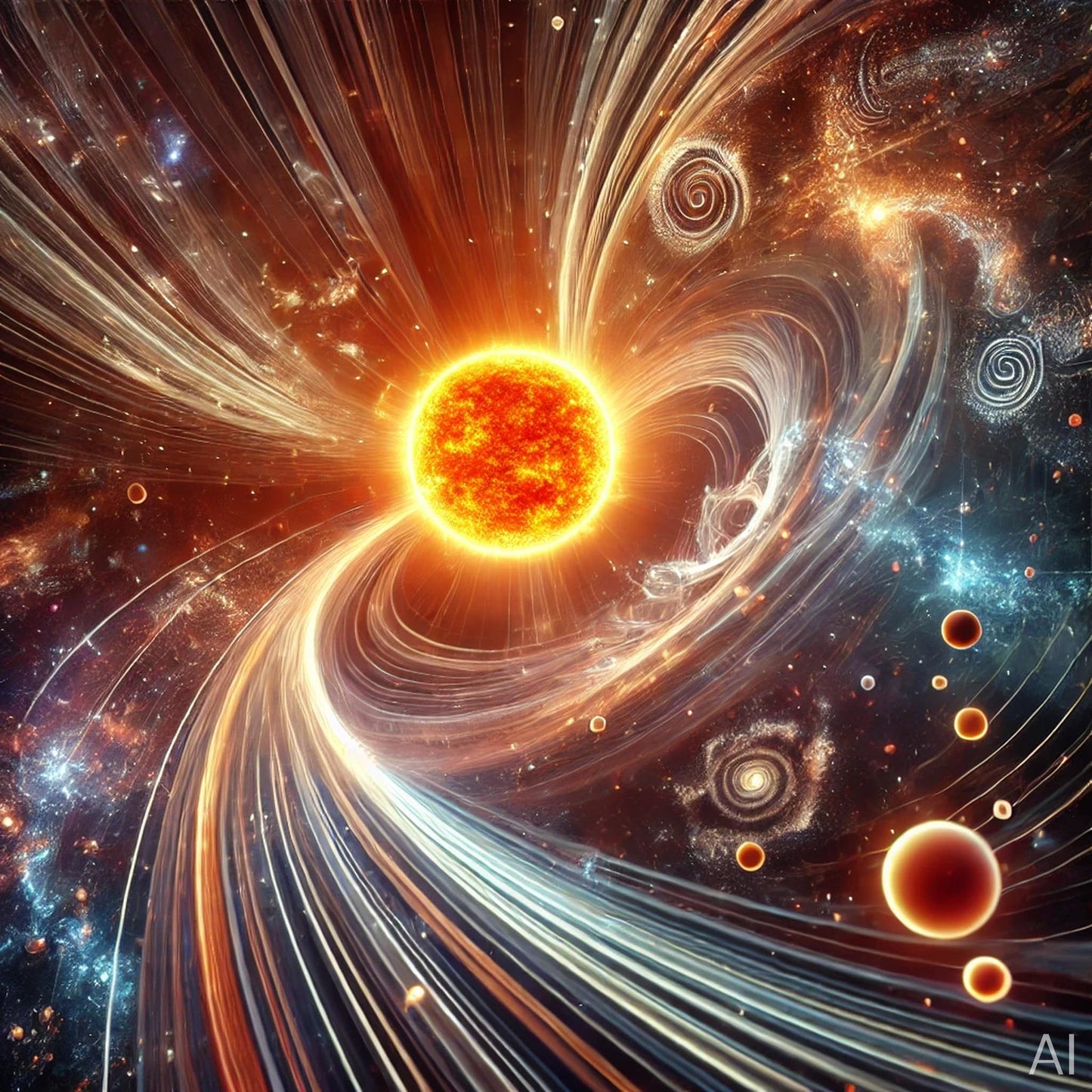 Sunstar – Dual Star Fusion Art Set (5 Digital Images)