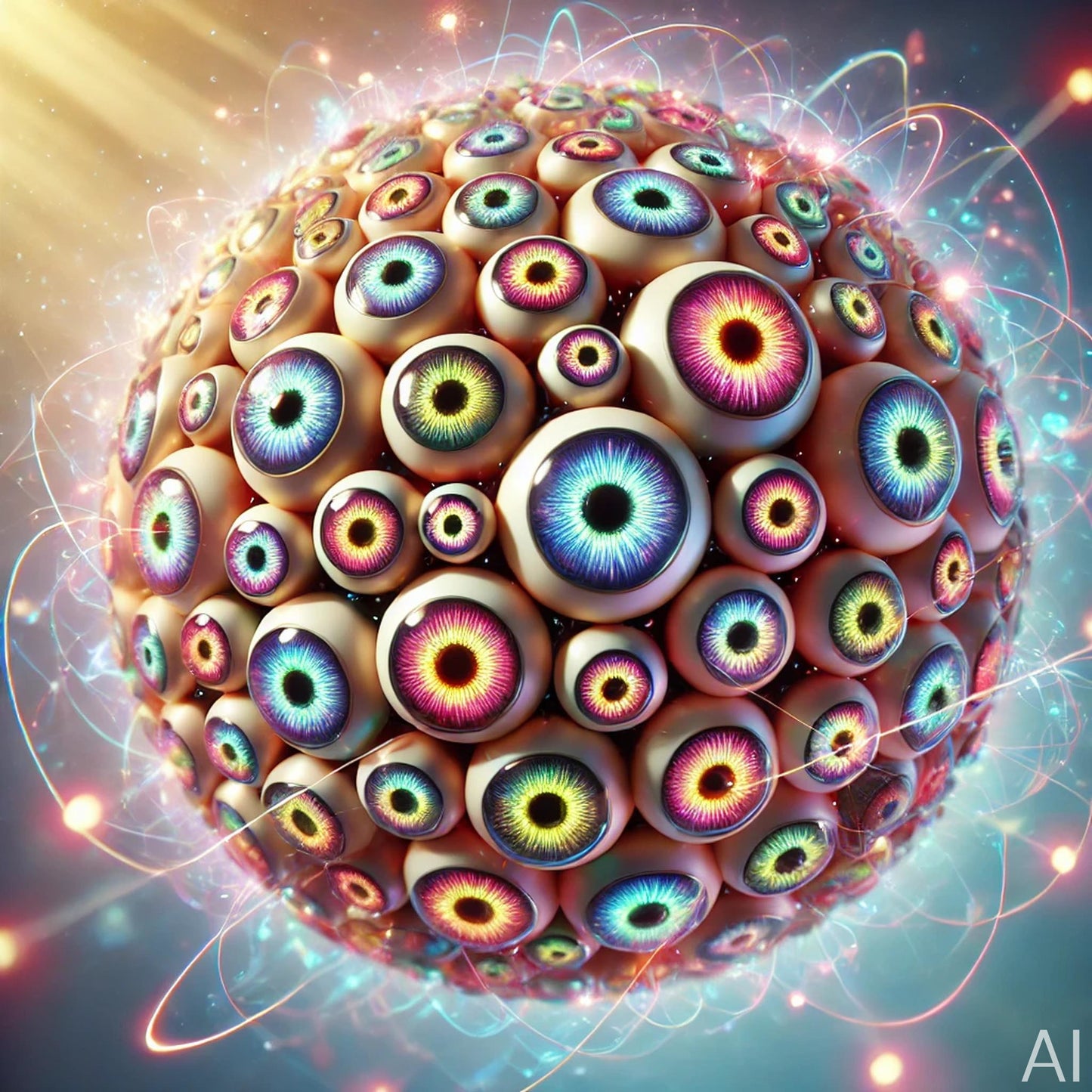 Spikeballs – USB + Digital Download (5 Abstract Sci-Fi Sphere JPG Art Prints)