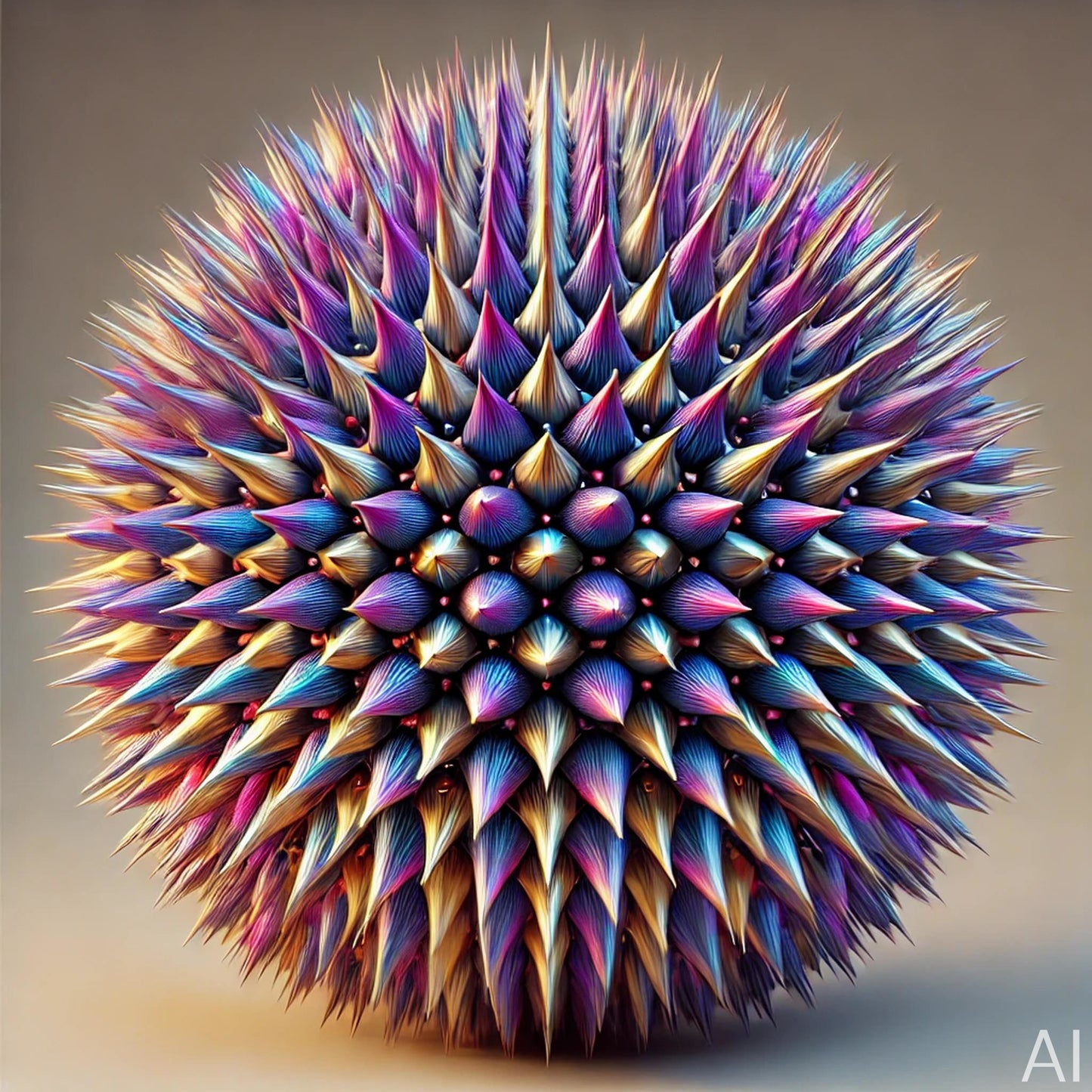Spikeballs – USB + Digital Download (5 Abstract Sci-Fi Sphere JPG Art Prints)
