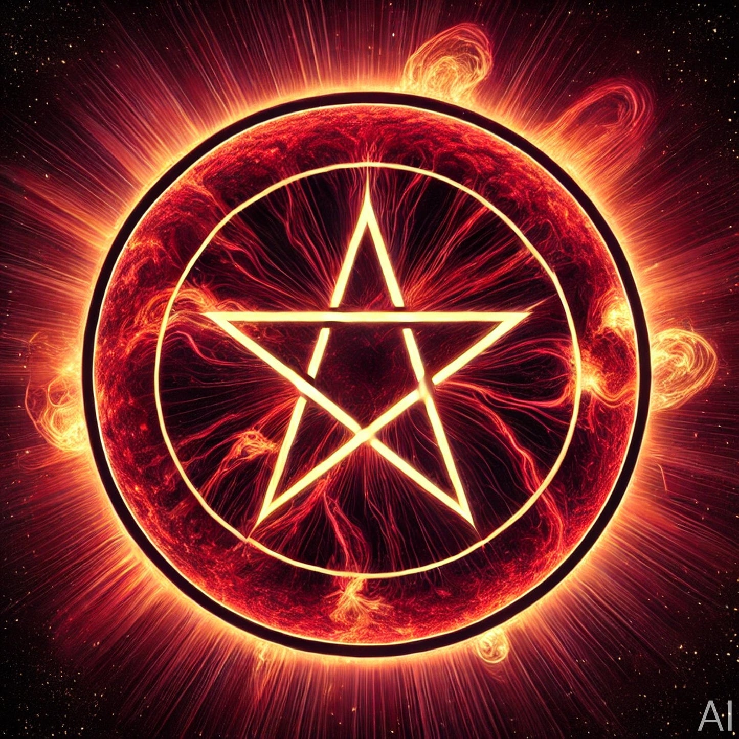 Pentagram Betelgeuse – USB + Digital Download (5 Celestial Ritual Mandala Prints)