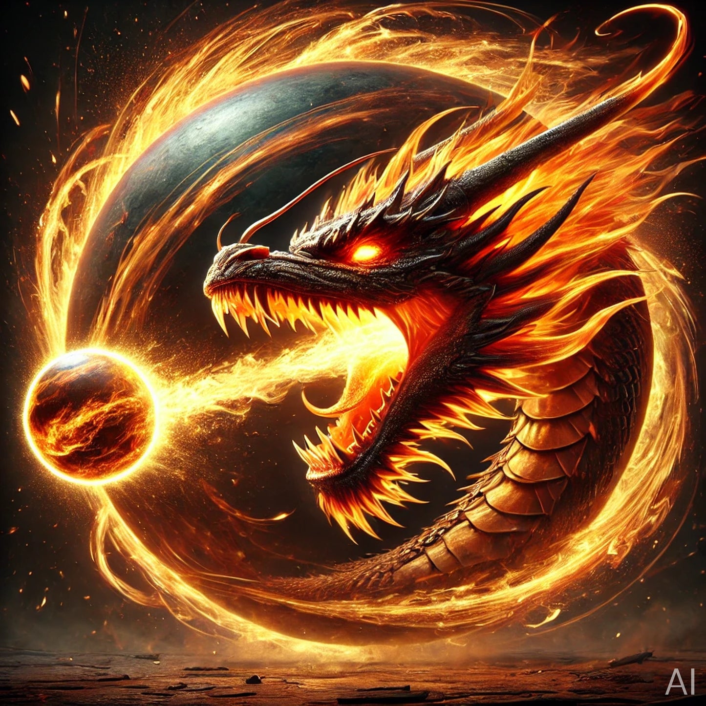 Wicked Dragons Carousel – 5 Infernal Digital Artworks