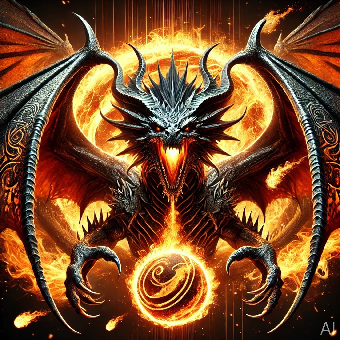 Wicked Dragons Carousel – 5 Infernal Digital Artworks