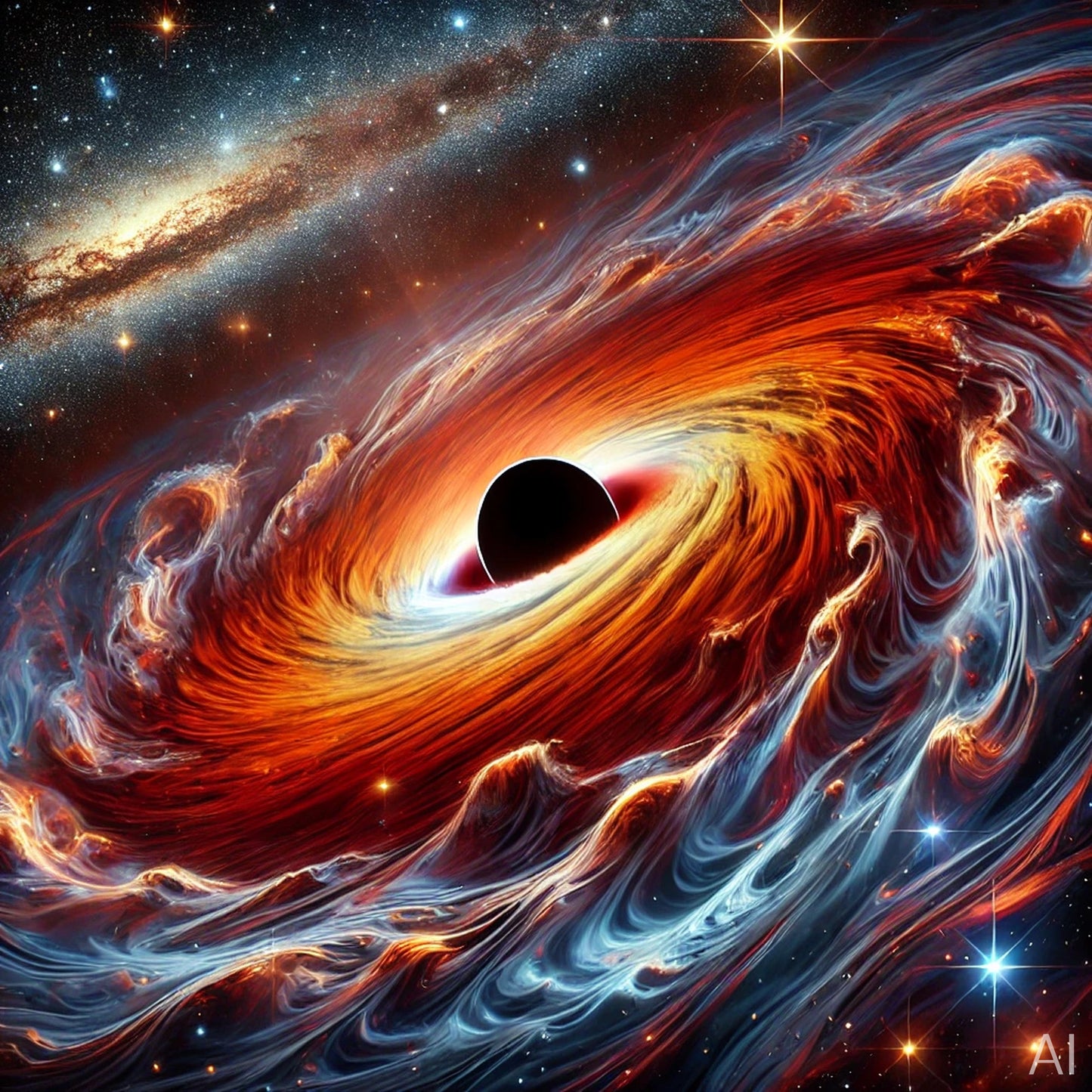 Sunstar Furnace & Black Hole Fusion – 5 Sci-Fi Digital Art Prints (JPG ZIP Download)