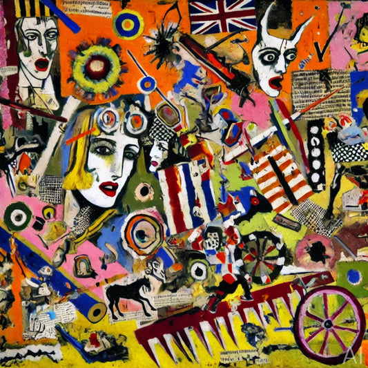 Dada Dreams – USB + Digital Download (5 Abstract Collage Art Prints)