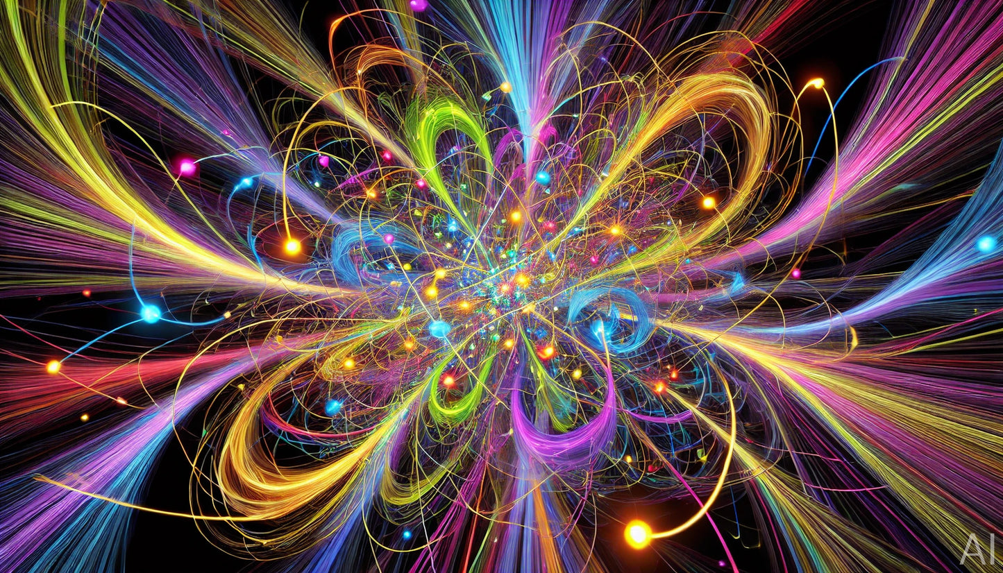 CERN Particle Collision – 5 Quantum Burst JPG Artworks (ZIP File Download)
