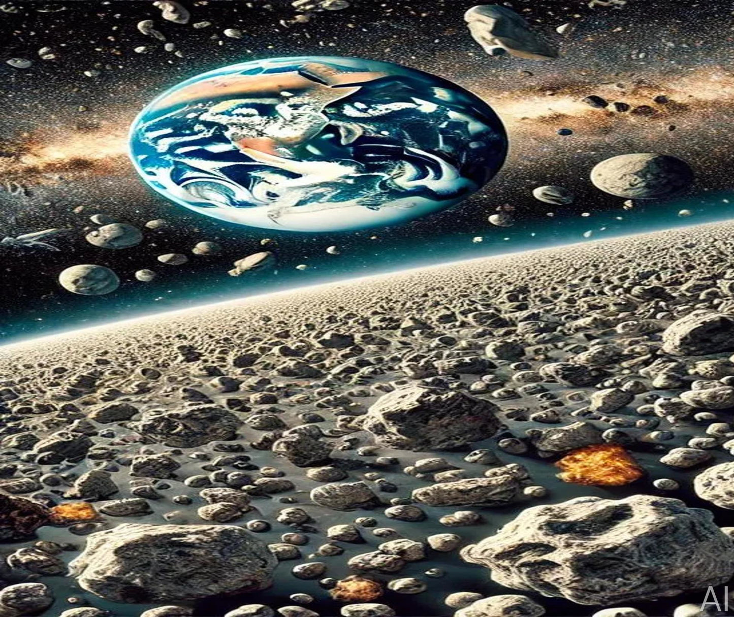 Wolf Full Moon – 5 Celestial Digital Art Prints