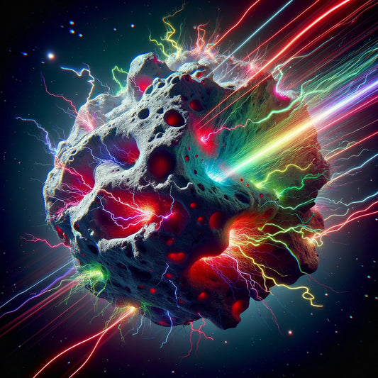 Electro Asteroids – USB + Digital Download (5 Cosmic Impact Art Prints)