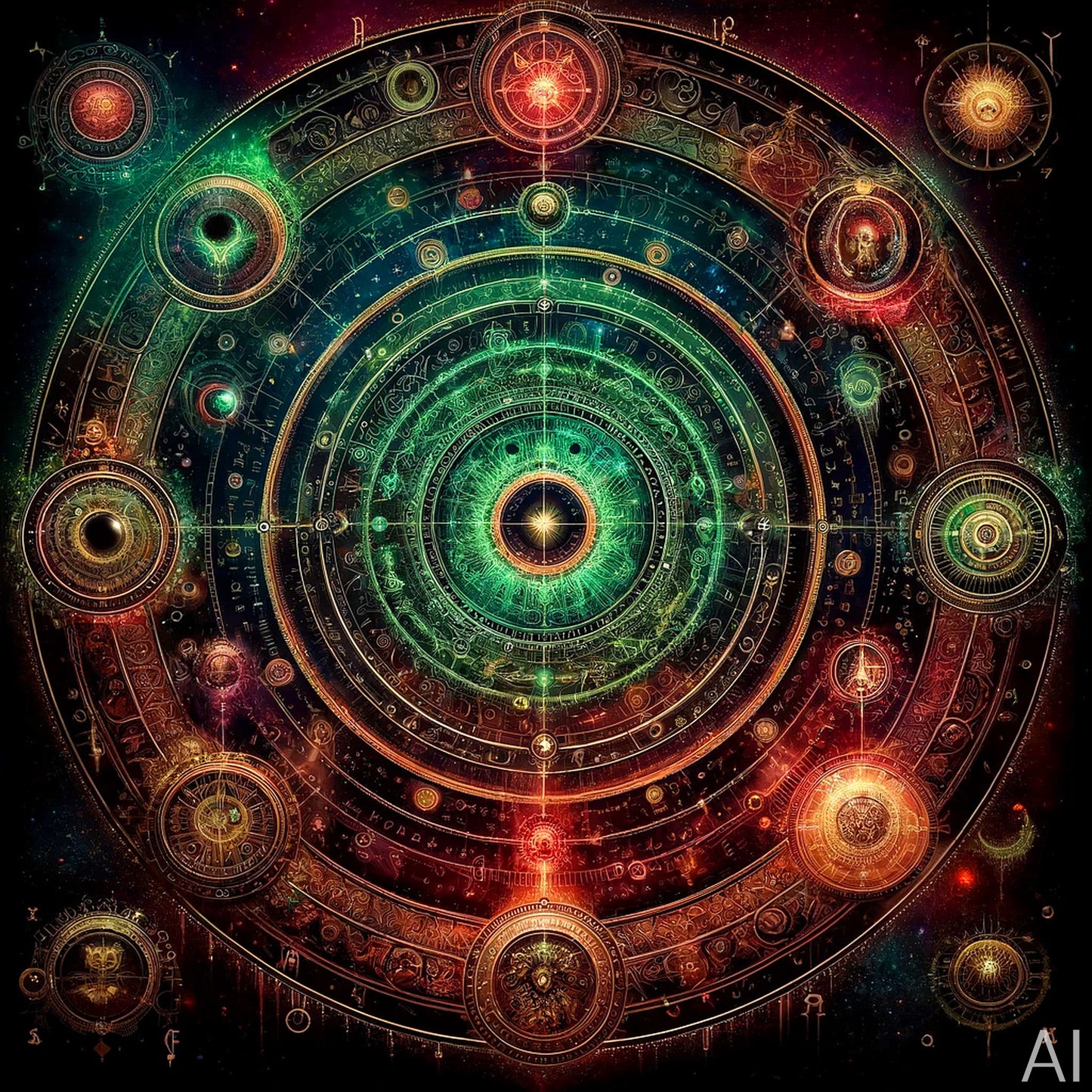 Sigilum – USB + Digital Download (5 Cosmic Sigil Art Prints)