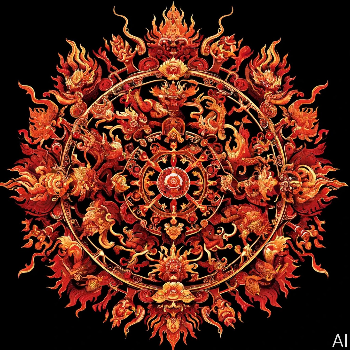 Mandalas — Curated Digital Art Collection
