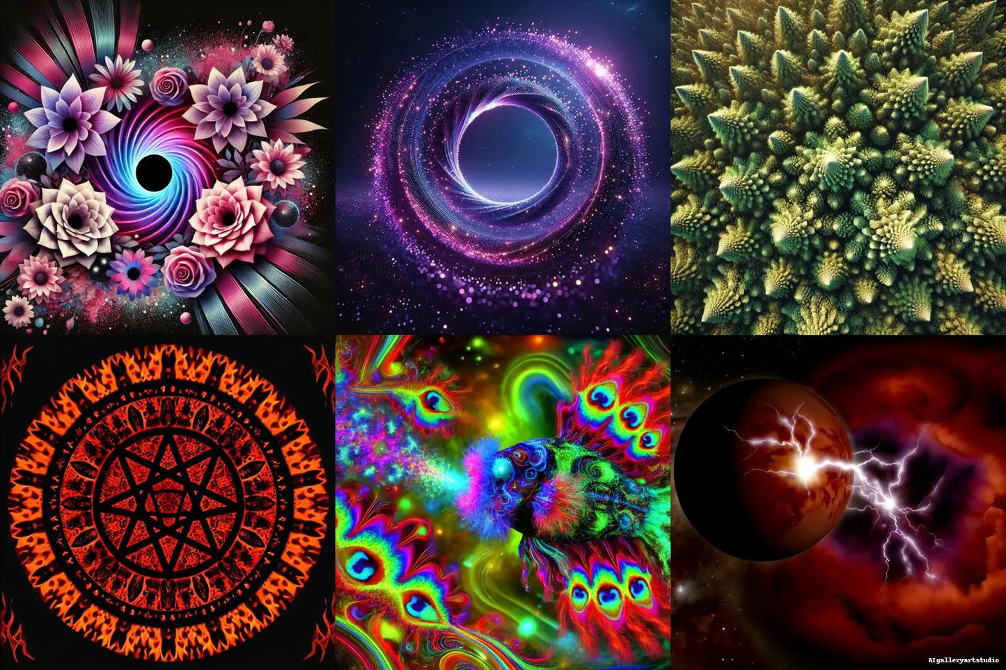Complete USB Art Vault – 250 AI-Generated Images | Premium Physical Collection