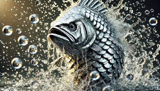 Geckos & Fish – USB + Digital Download (5 Surreal Nature-Inspired Art Prints)