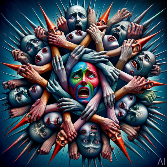 Surreal Blue Visions – 5 Symbolic Surreal Digital Art Prints (High-Resolution ZIP Download)