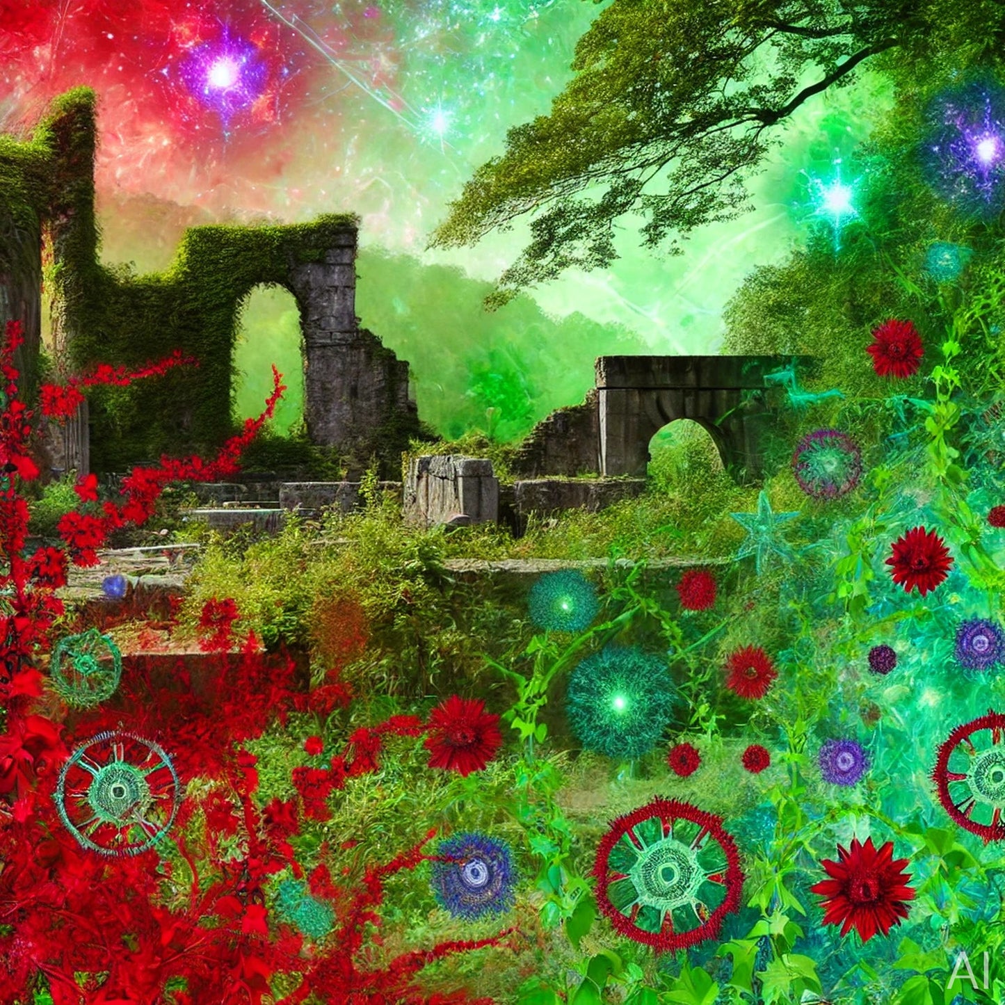 Steampunk Spaceship – 5 Retro-Futurist Digital Art Prints (High-Resolution ZIP Download)