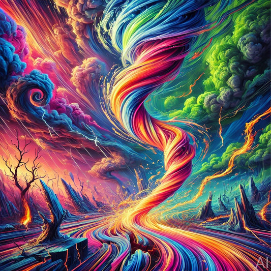 Blue Faces – 5 Psychedelic Fractal Portrait JPG Artworks (ZIP File Download)