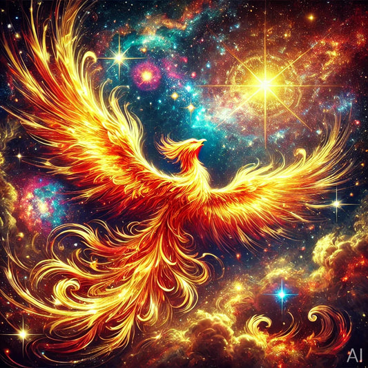 Yinyang Phoenix – USB + Digital Download (5 Cosmic Balance Art Prints)