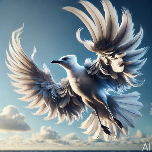 Seagull Deities – USB + Digital Download (5 Mythic Skyborn JPG Art Prints)