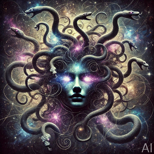 Medusa – USB + Digital Download (5 Mythical Snake Hair Fantasy Art Prints)