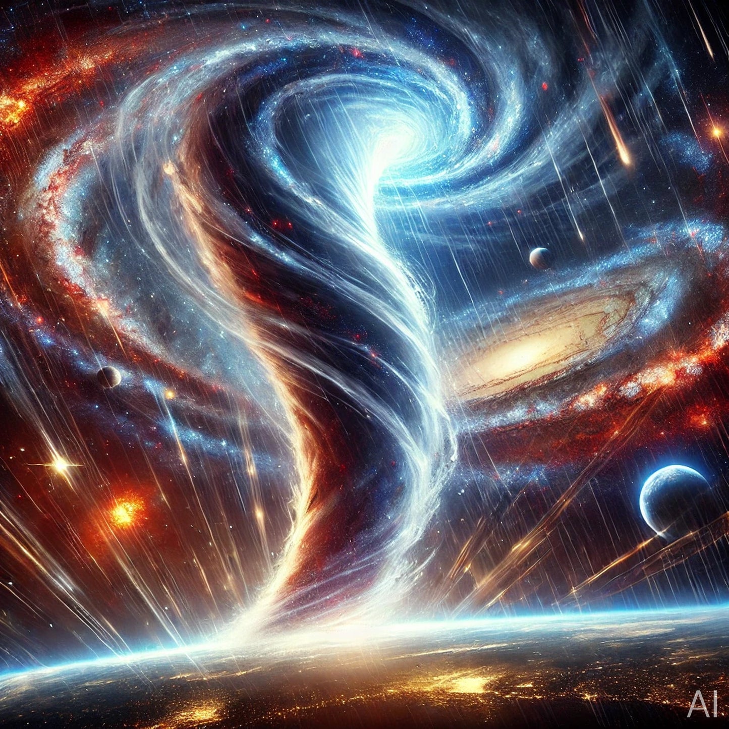 Starrysky Funnel – USB + Digital Space Art Set (5 Abstract Vortex JPGs)