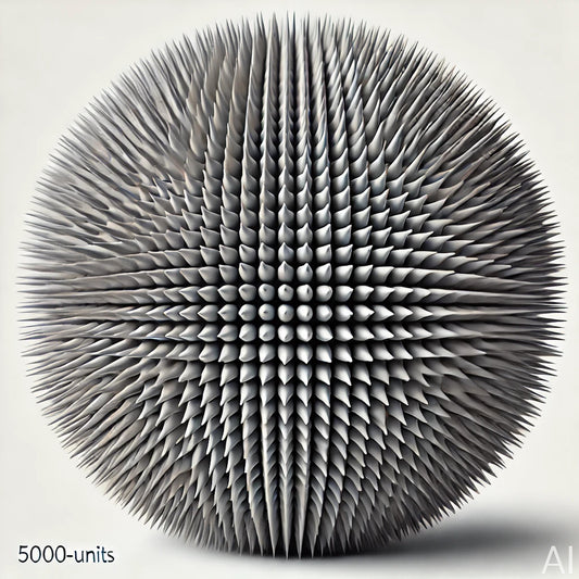 Spikeballs – USB + Digital Download (5 Abstract Sci-Fi Sphere JPG Art Prints)