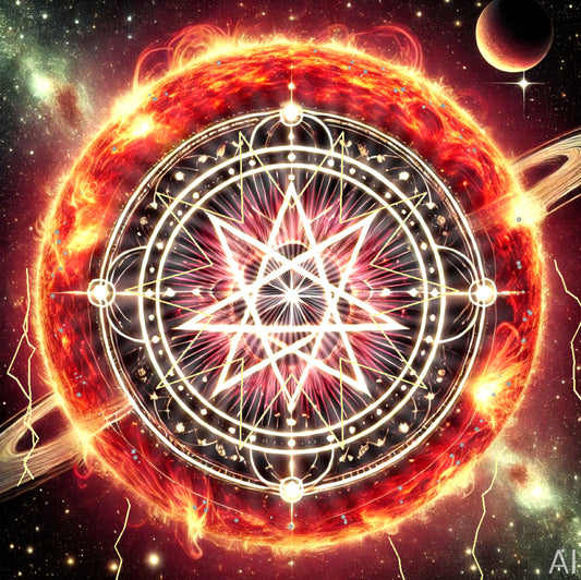 Pentagram Betelgeuse – USB + Digital Download (5 Celestial Ritual Mandala Prints)