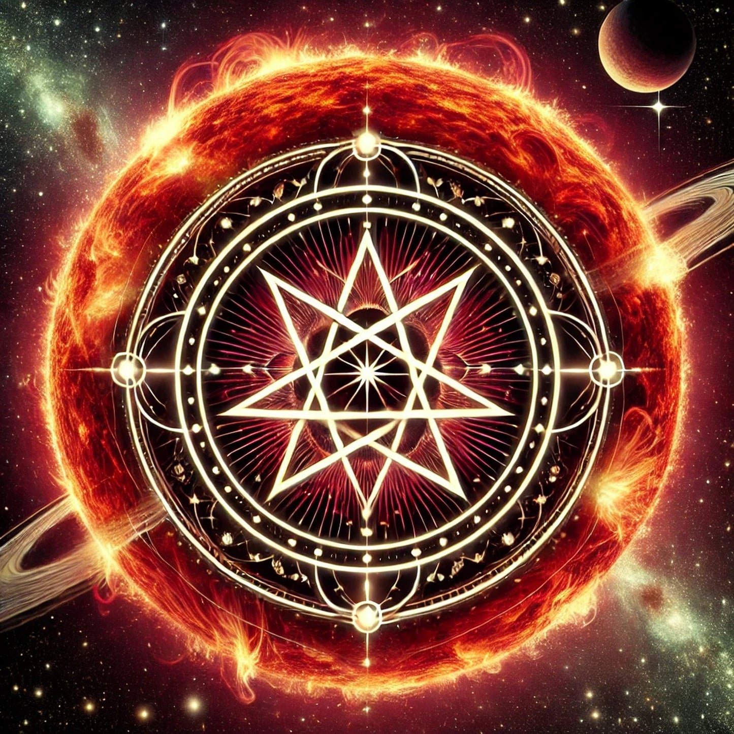 Pentagram Betelgeuse – USB + Digital Download (5 Celestial Ritual Mandala Prints)